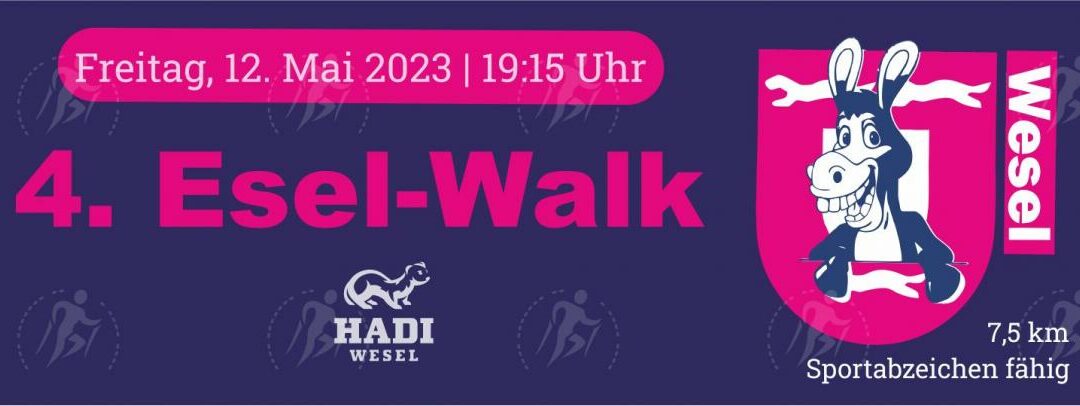 4. Esel-Walk, Wesel 12. Mai 2023
