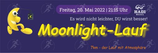 Moonlight-Lauf, Wesel 20.05.2022